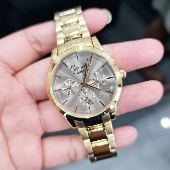 ✅Termurah Jam Tangan Wanita Alexandre Christie Ac 2915 Ac2915 Ac 2915Bf Gold Berkualitas