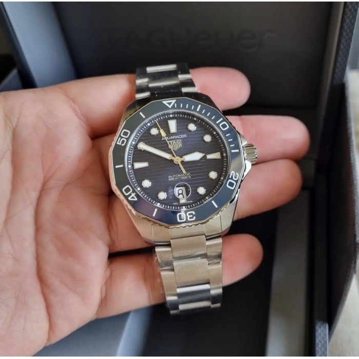 ✅Sale Th Aquaracer Professional 300 Steel Blue Ceramic Bezel 43 Mm Terbaru