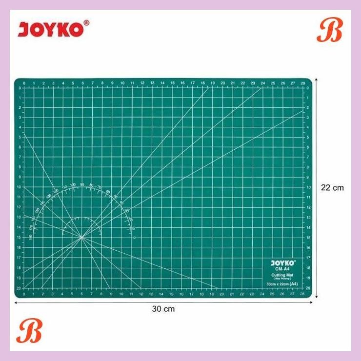 

| KG | PAKET JOYKO CUTTING MAT A4 + CUTTER + REFILL ISI CUTTER SET KOMPLIT