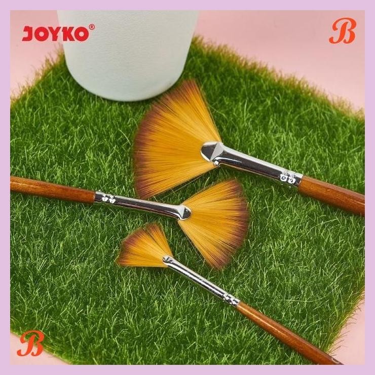 

| KG | JOYKO FAN BRUSH KUAS LUKIS BENTUK KIPAS JOYKO BR-10-3