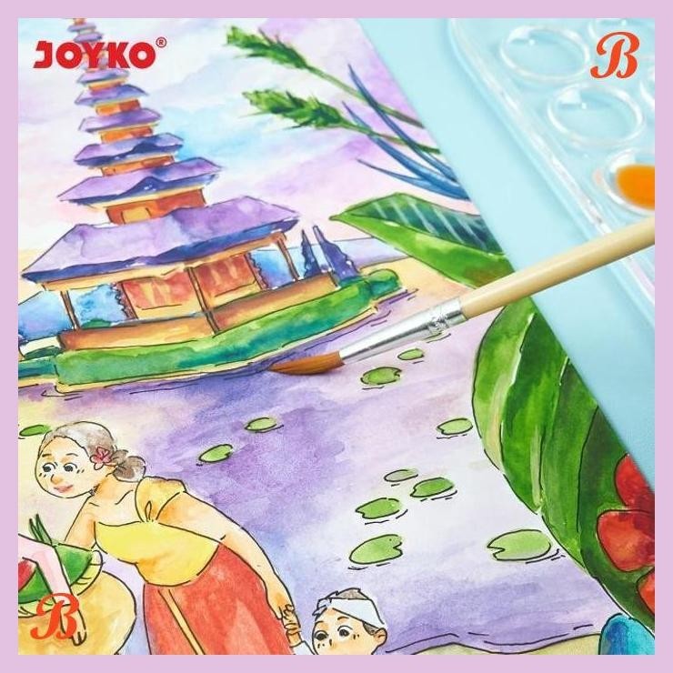 

| KG | JOYKO WATERCOLOUR SET 48 COLOURS CAT AIR JOYKO 48 WARNA SET WC-3-48