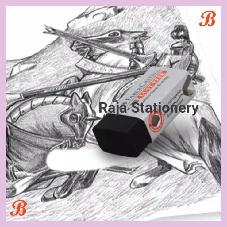 

| KG | FABER CASTELL DUST FREE ERASER BLACK MEDIUM PENGHAPUS