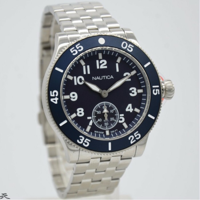 ✅Ori Jam Tangan Pria Nautica Naphst005 Rantai Original Murah Diskon