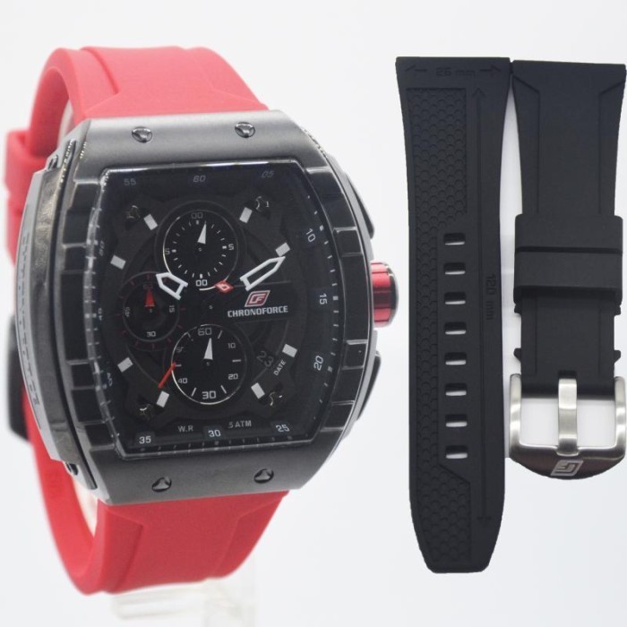 ✅Ready Chronoforce 5329 Chronoforce 5329Mb Red Original  Garansi Terbaru