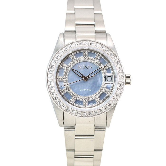 ✨Baru [Original] Bonia B979-3382S Jam Tangan Unisex Stainless Steel Silver Limited