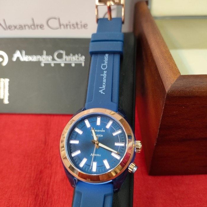 ✨Baru Jam Wanita Original Alexandre Christie Ac 2928 Lh Rubber Stainles. Limited