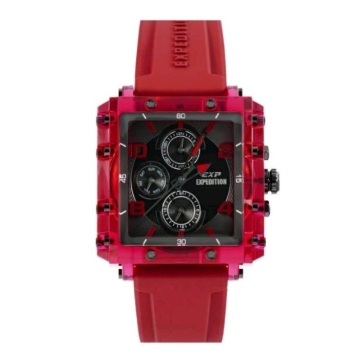 ✨Baru Expedition E6808 Red Jam Tangan Wanita Original Diskon