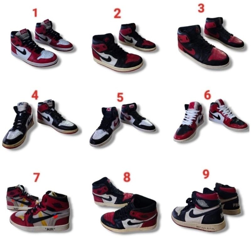 SEPATU AJ1 CHICAGO AJ1 BRED TOE AJ1 BANED VINTAGE AJ1 BLACK TOE AJ1 GYM RED AJ1 CHICAGO BLACK TOE AJ