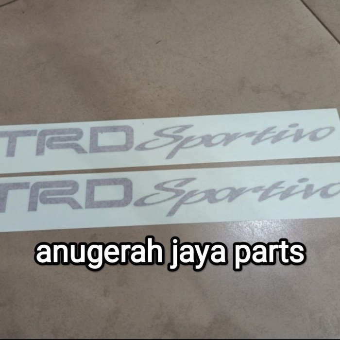 Jual Stiker trd sportivo hitam/putih yaris 2019-2021 original