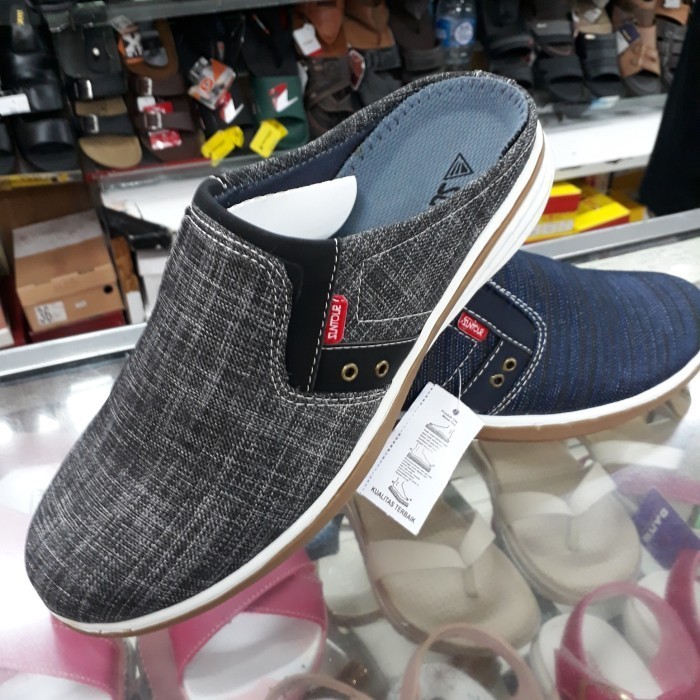 Sepatu Sandal Slop Pria Merk Suntour Original Slop /Levis