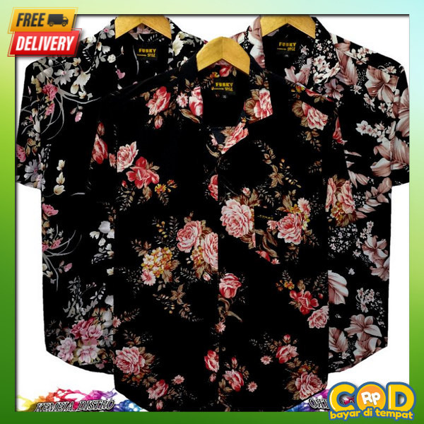 Kemeja Cowok Motif Cowok Kemeha Hem Kemeja Atsan Kemeja Laki-Laki Lengan Pendek Baju Casual Jemeja K