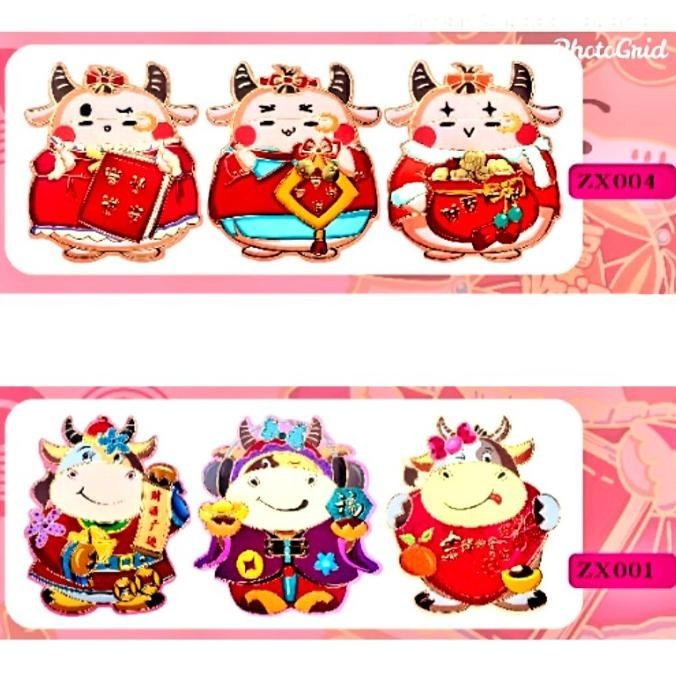 

DFG - Angpao 3D Kerbau Ampao Emas 2021 Gantung Imlek Anak Ampau Dekorasi TERLARIS