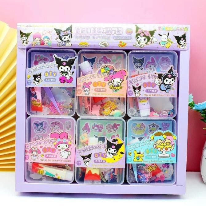 

DFG - Pop Up Stiker DIY Sticker Kuromi Melody Prakarya Kado Mainan Edukasi TERLARIS