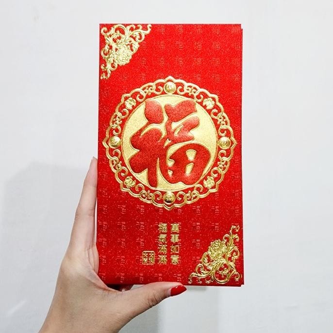 

DFG - Angpao Imlek Fu Jumbo Isi 6 Angpau Fuk Hoki Grosir Ampau Merah Imlek TERLARIS