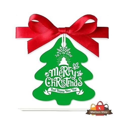 

DFG - Hang Tag Natal 100 Label Stiker Merry Christmas Snowman Santa Grosir TERLARIS