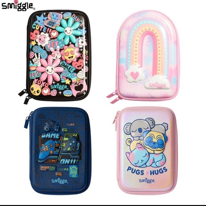 

[Baru] Smiggle Hard Top Pencil Case Rainbow Pink/Tempat Pensil/Ori/Kado Limited