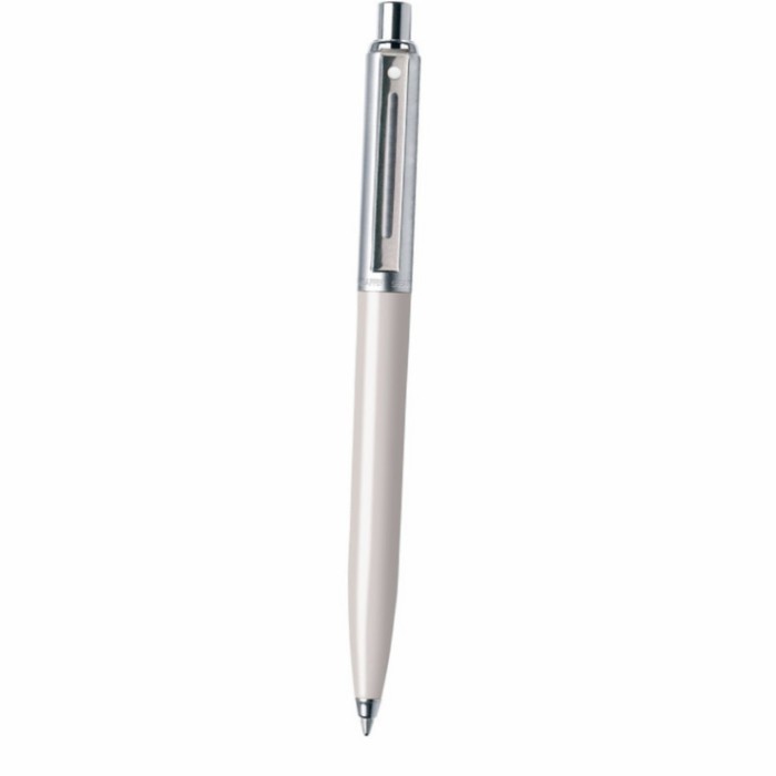 

[Baru] Sheaffer® Sentinel Brushed Chrome Cap White Barrel Ballpoint Terbatas