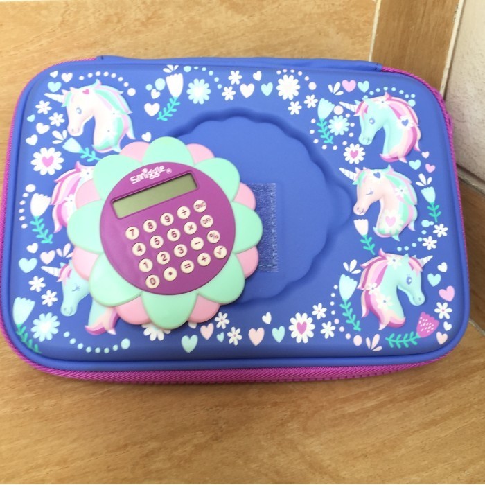 

[Baru] Smiggle Unicorn Calculator Purple Hardtop Pencil Cases Berkualitas