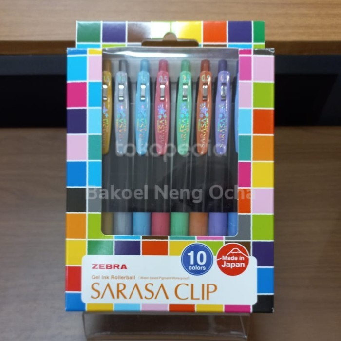 

[Baru] Sarasa Set 10 : Ballpen Sarasa Set 10 Metallic 0.5 Terbaru