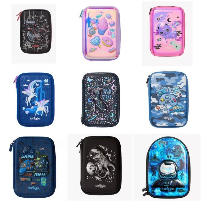

[Baru] Smiggle Hardtop Pencil Case Pug Hug Budz BunnyAsrronot/Tempat Pensil Berkualitas
