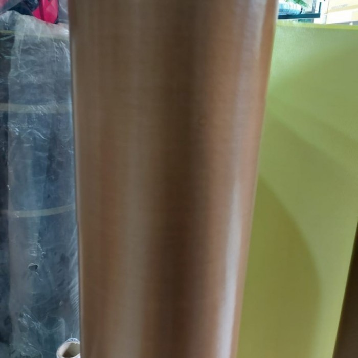 

[Baru] Kain Teflon Tahan Panas With Lem Per Meter 0.18Mm X 1 Meter Berkualitas