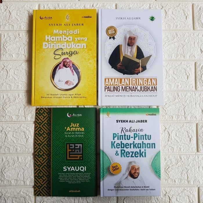 

[Baru] Paket Buku Syekh Ali Jaber Plus Bonus Juz Amma Aliqa Terbaru