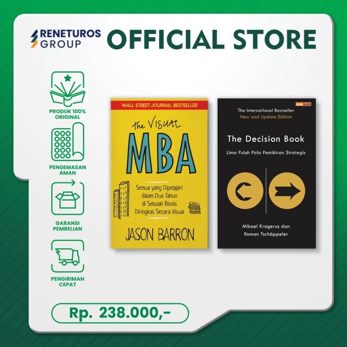 

[Baru] Paket Bundling : The Visual Mba The Decision Book Diskon