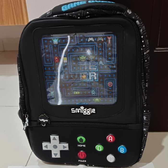 [COD] Smiggle Backpack Game On Black/Tas Ransel Anak Sd/ School Bag/Gift Berkualitas