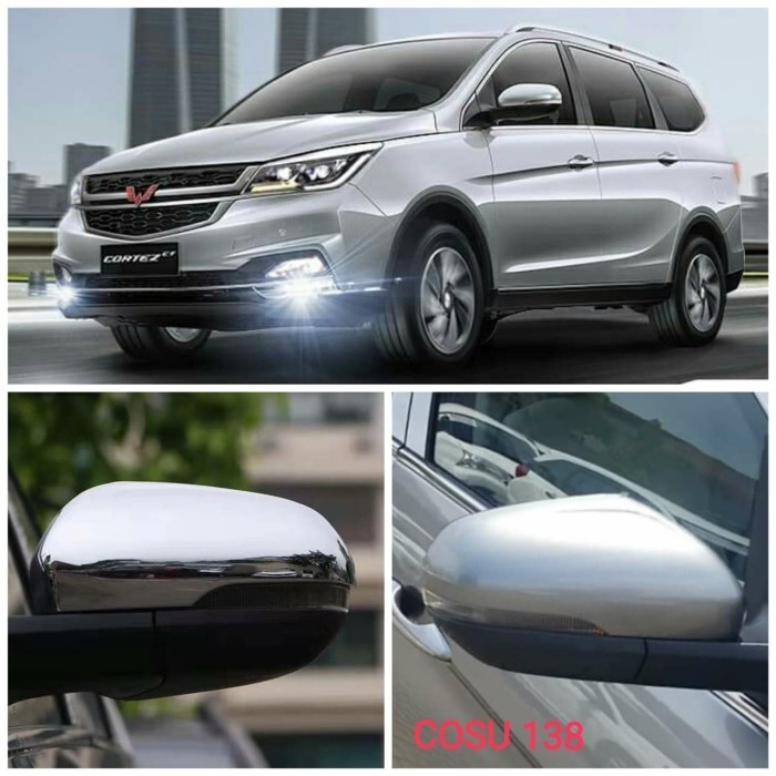 [Original] Cover Chrome Spion Samping Wuling Cortez..Kualitas Premium Limited