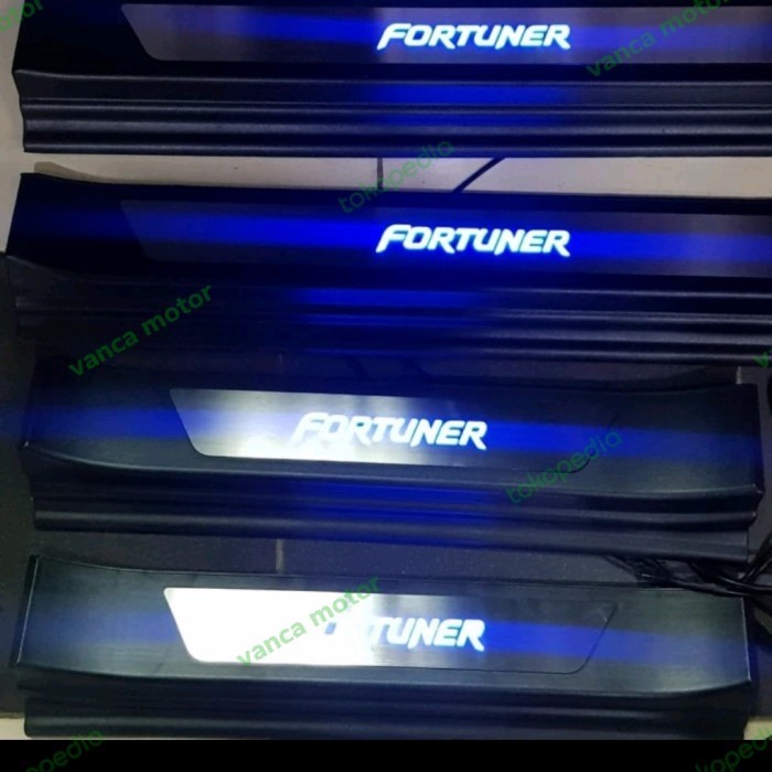 [Ori] Sillplate Toyota Fortuner Lampu Led Terbatas