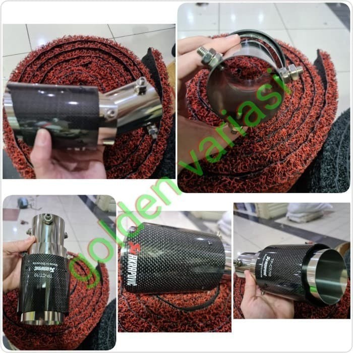 ✅New Ori Buntut Knalpot / Muffler Mobil Feroza Akrapovic Carbon Berkualitas