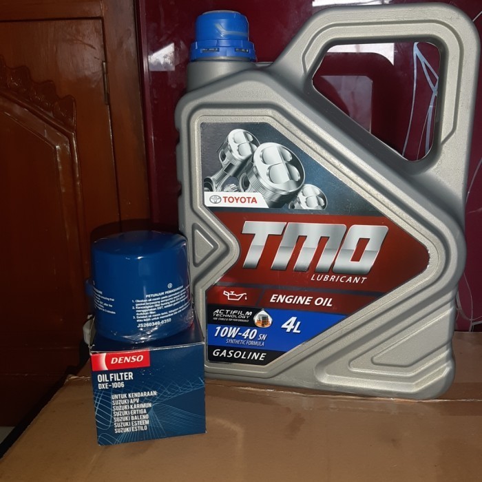 ✅COD Paket Oli Mesin.Toyota Tmo10W.40.Mobil Apv.Karimun.Ertiga.Baleno.2Itam Diskon