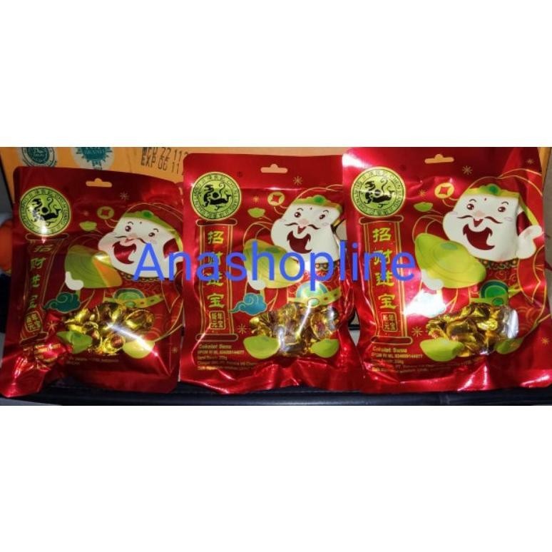 

TRE Coklat Koin Yuan bao CLJ 258gr / candy / imlek / snack / camilan / yuan pao TERLARIS