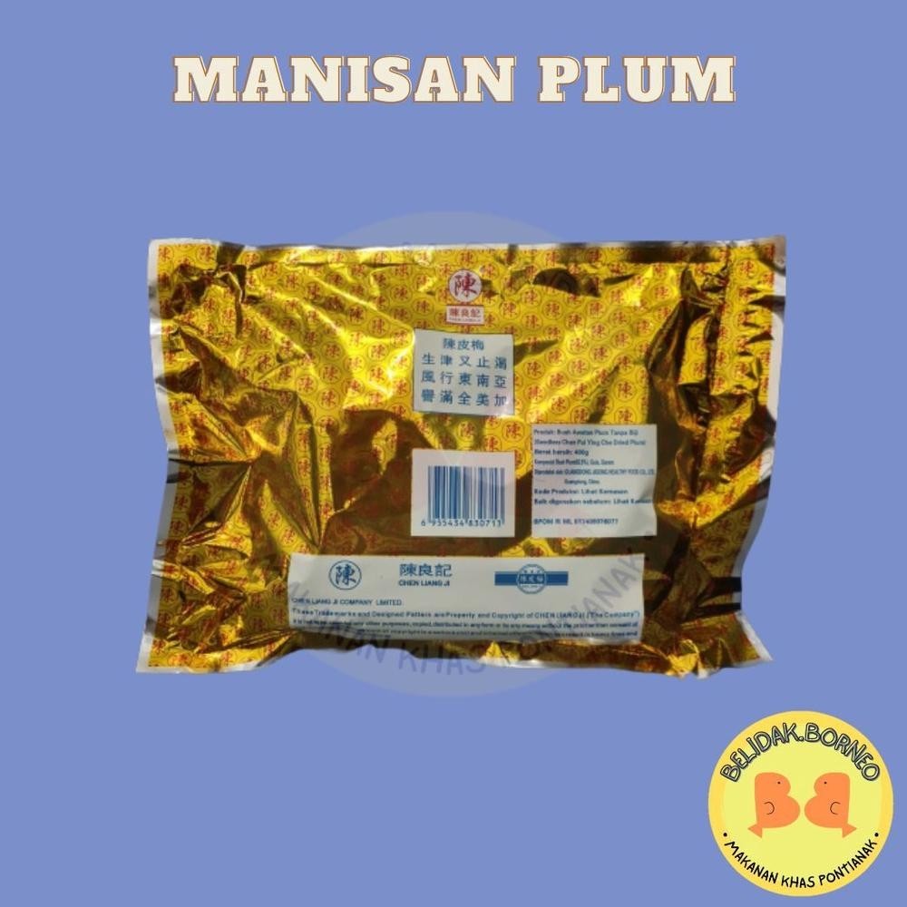 

TRE Manisan Plum Chen Liang Ji/ Ke Eng Ci 400 gr Snack Lebaran, Snack Imlek TERLARIS