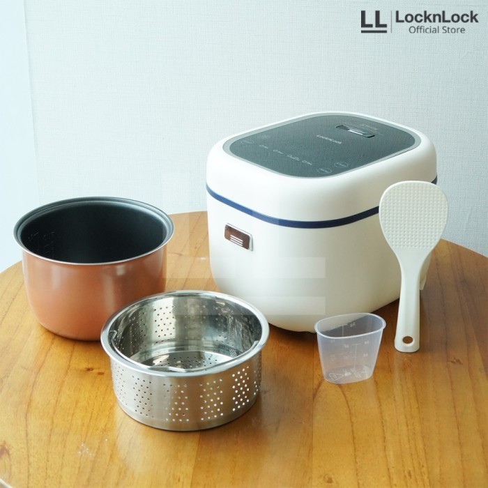 [Baru] Rice Cooker Low Sugar Locknlock/ Ejr821Wht/Lock  Lock - 2 Liter Diskon