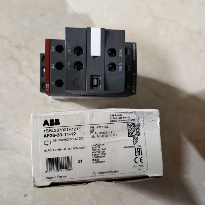 [New Ori] Af26-30-11-12 Abb Contactor Terbatas
