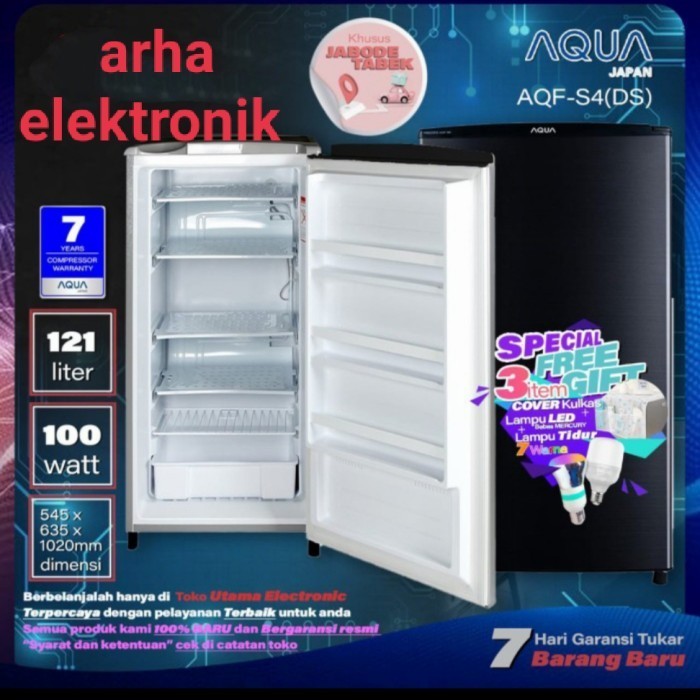 [Baru] Aqua Freezer Aqua Japan Freezer Es Batu Garansi Resmi New Series Terbatas