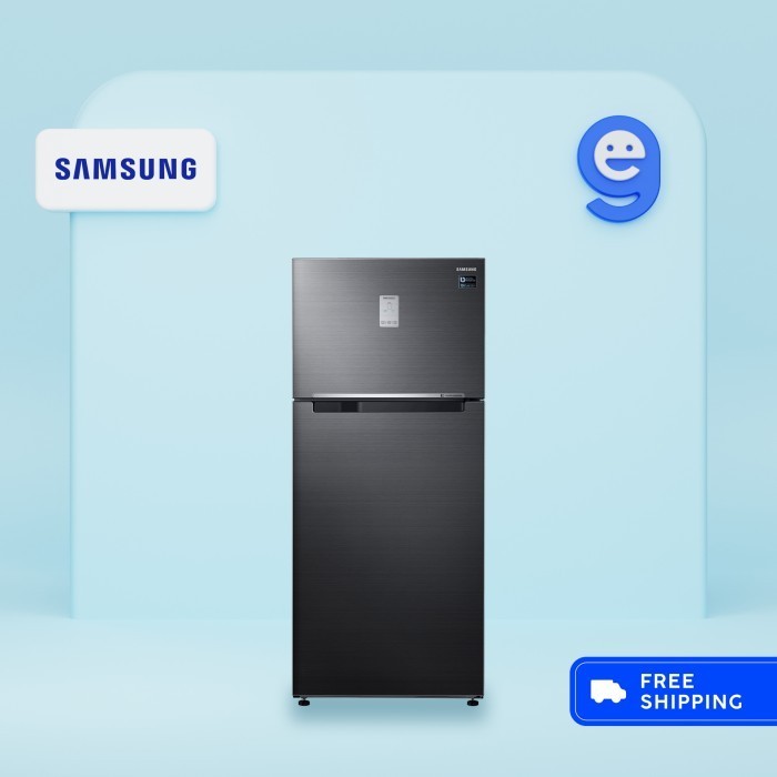 [Baru] Samsung Kulkas 2 Pintu 453L Rt46K6231Bs / Rt46K6231Bs/Se / 46K6231Bs Terbaru