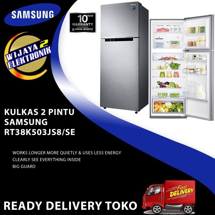 [Baru] Kulkas 2 Pintu / Kulkas Samsung / Kulkas / Samsung Rt38K503Js8 / Rt38 Terbaru
