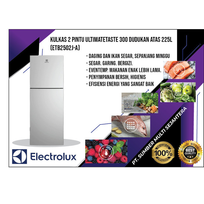 [Baru] Kulkas Electrolux Etb2502J-A / Etb 2502 J-A / Etb 2502 J-A Limited