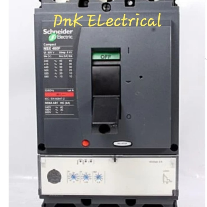 [Baru] Mccb Schneider Nsx400F 3 Pole 400A // Nsx 400F  Original  Limited
