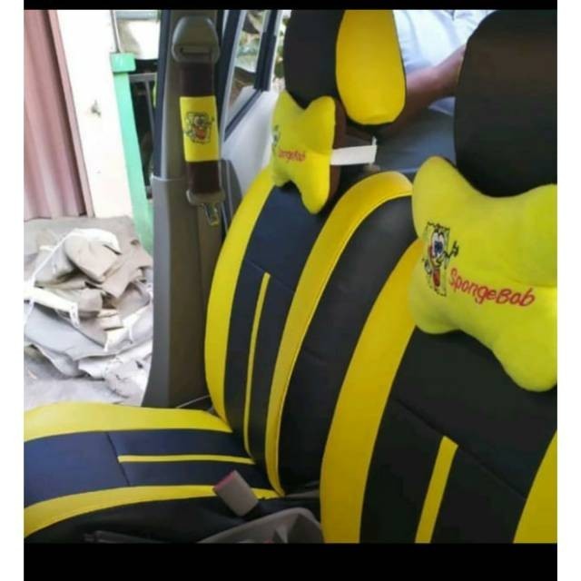 ✨Ori Murah Sarung Jok Mobil Bahan Medium Avanza Xenia Calya Sigra Mobilio T Terbatas