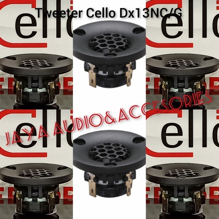 [Baru] Soft Dome Super Tweeter Cello Dx13Nc/G Terbatas