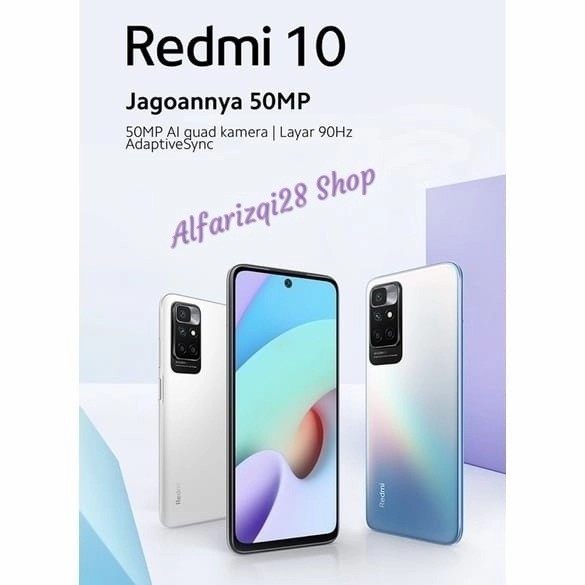 [Baru] Xiaomi Redmi 10 Ram 4/64 Gb Garansi Resmi Terbaru