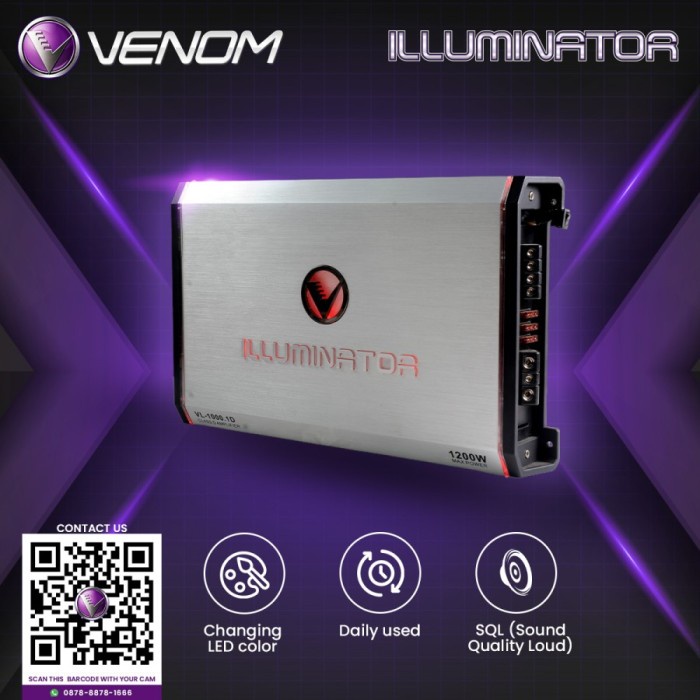 [Baru] Monoblock Venom Illuminator Vl 1000.1D Diskon