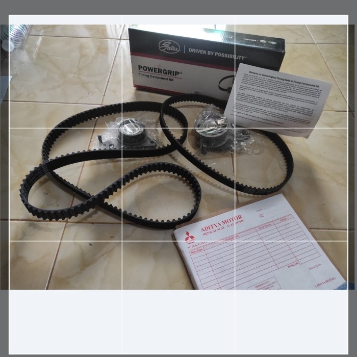 [New Ori] Timing Belt Set Kuda L300 Diesel Solar L200 K74 Double Kabin Turbo Ori Limited