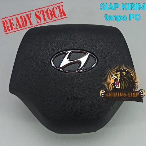[Baru] Cover Tempurung Batok Airbag Stir Setir Hyundai Tucson - Hitam Berkualitas