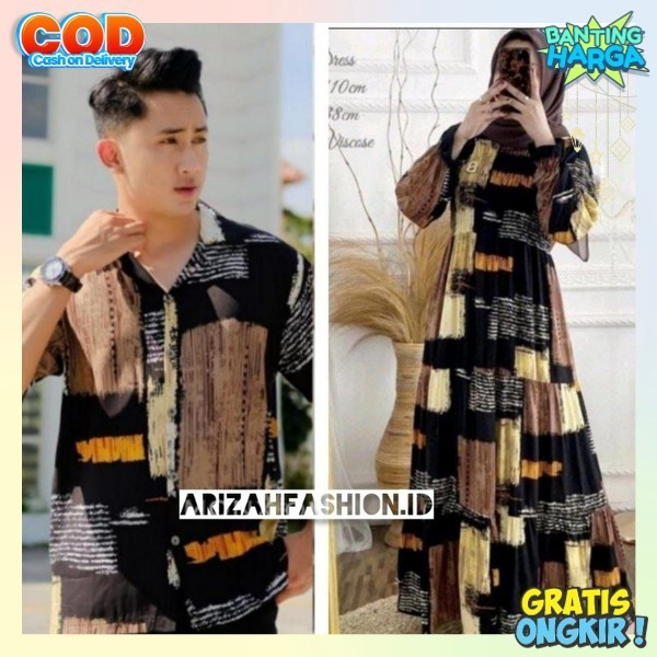 Gmis Suami Istri Baju Sarimb Cp Muselim Termurah Sragam Kluarga Terbaru Couole Psangan Gams Couple G