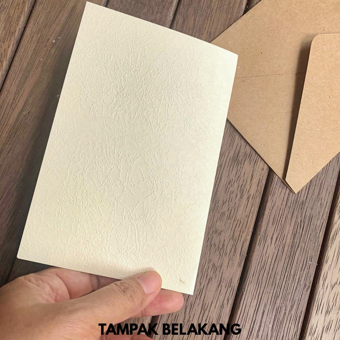 

1 Pack Kartu Ucapan Polos Kosong & Amplop Blank Greeting D Starry