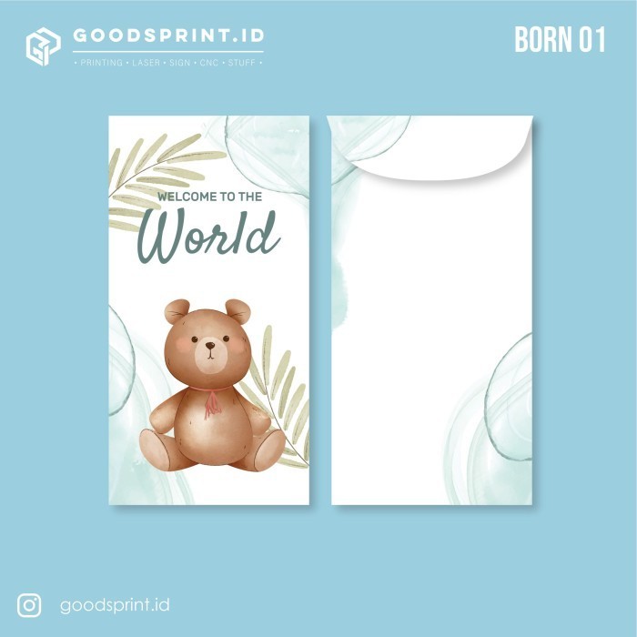 

Angpao Amplop Babyrn Amplop Kelahiran Bayi Angpau Lahiran Gitf